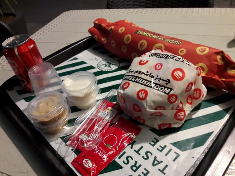 Iran burger (گاز)ایران برگر 2