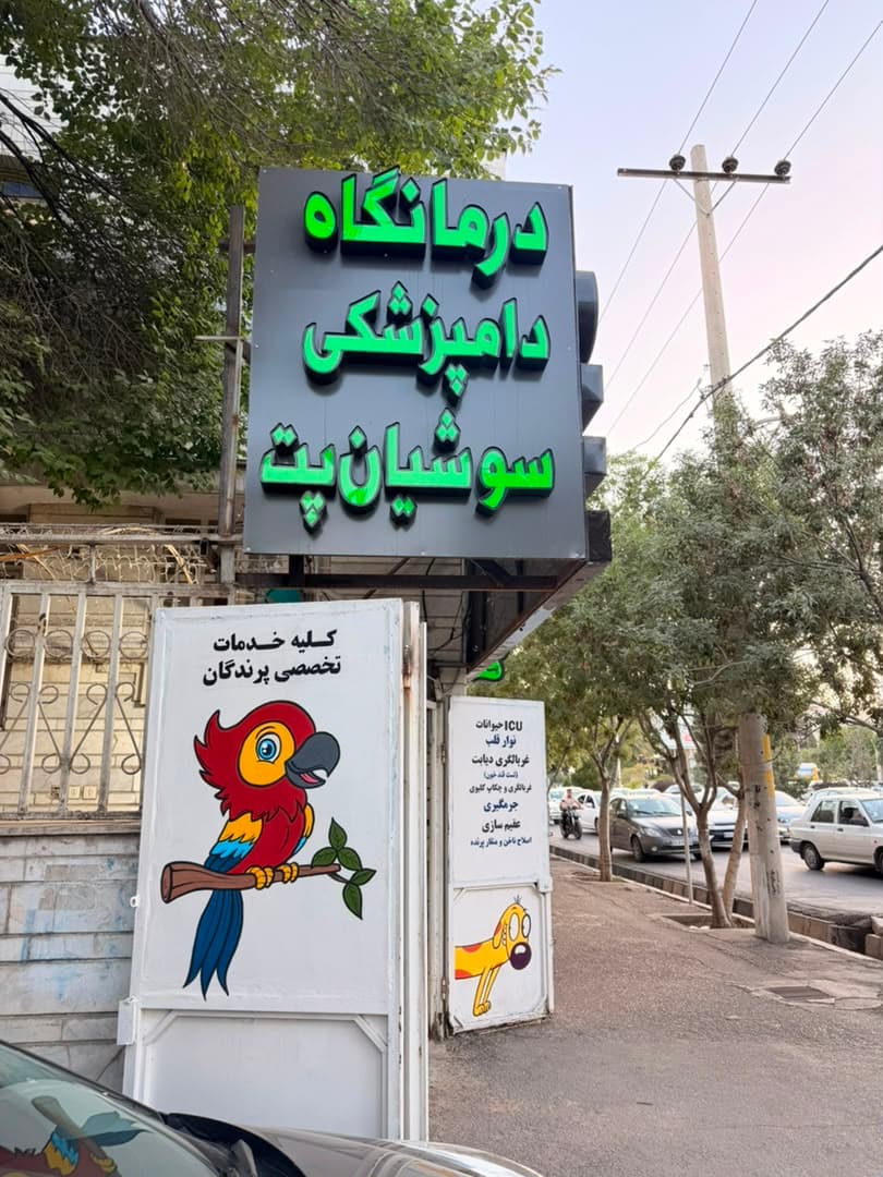 کلینیک دامپزشکی و پت شاپ سوشیان پت